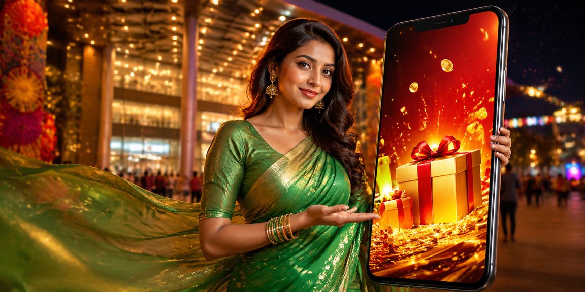 ঢাকায় শাড়ি পরিহিত নারী মোবাইলে 6444 লগইন করে ডিপোজিট বোনাস দেখছেন