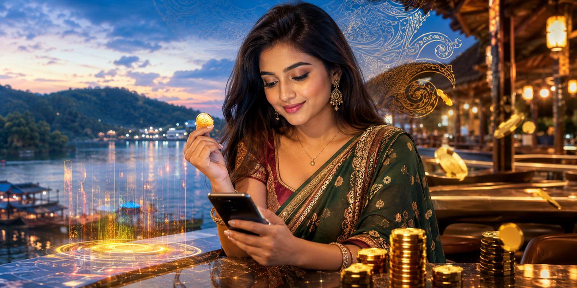 রাঙামাটিতে বাংলাদেশি মডেল মোবাইলে সচেতনভাবে ক্যাসিনো উপভোগ করছেন